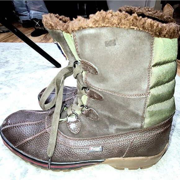 Pajar Canada | Green & Brown Snow Waterproof Boots - Picture 2 of 6